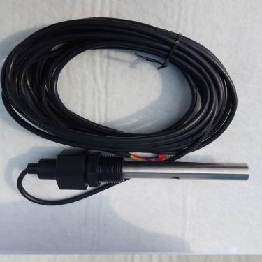 特點：316L不銹鋼，耐腐蝕、高溫、高壓型。  電極常數：10.0cm-1  性能：電極種類：兩電極式  電極材質：316L不銹鋼  溫補元件：PT1000  機械連接：1/2