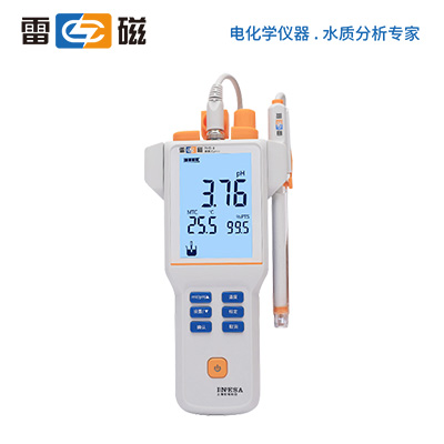 雷磁PH計PHB-4，便攜式PH計，手動調節ph計，水質分析儀