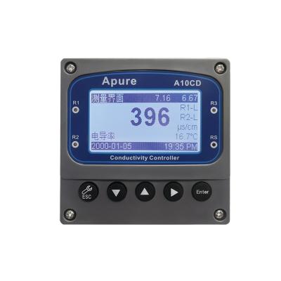 Apure A10CD工業在線電導率儀電阻率控制器電導率測試儀水質檢測儀